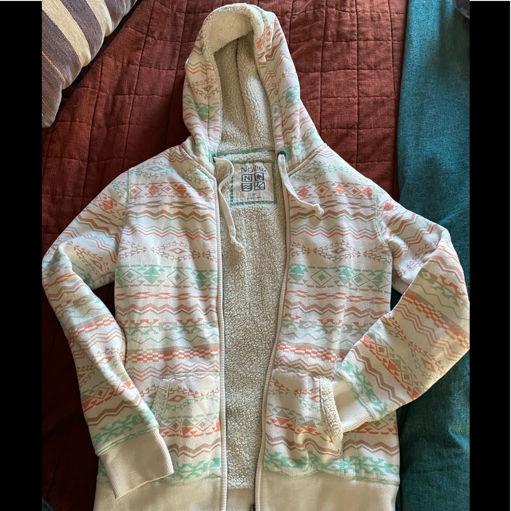 Lined sweatshirt